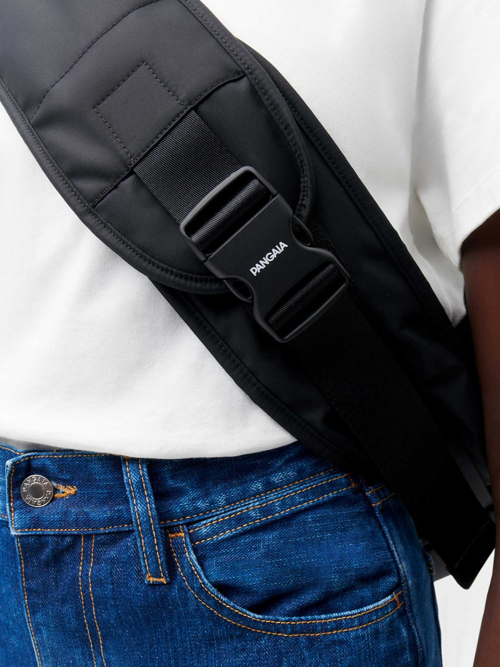 Enhanced Degradation Nylon Small Cross-Body Bag—black