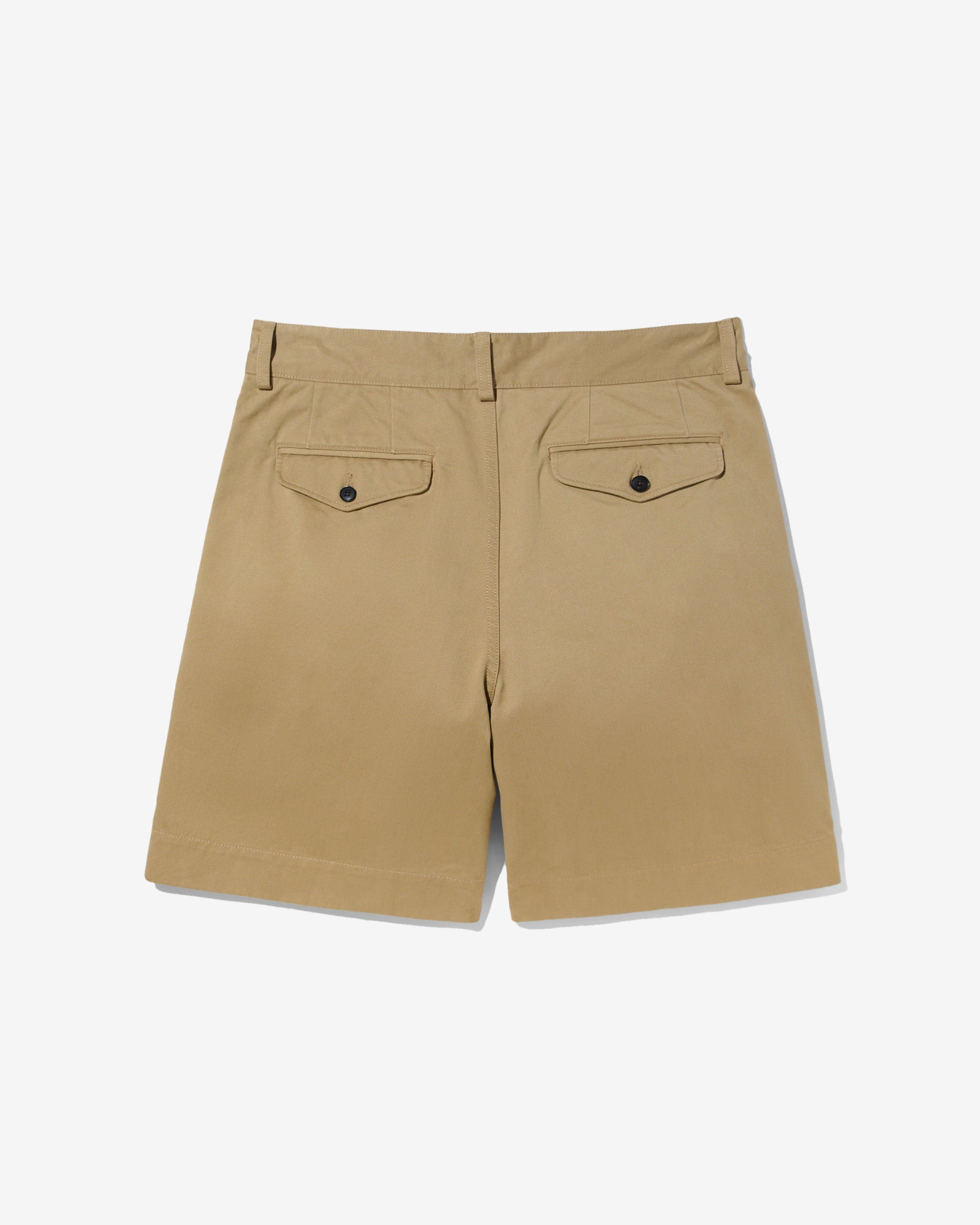 Single-Pleat Baggy Shorts