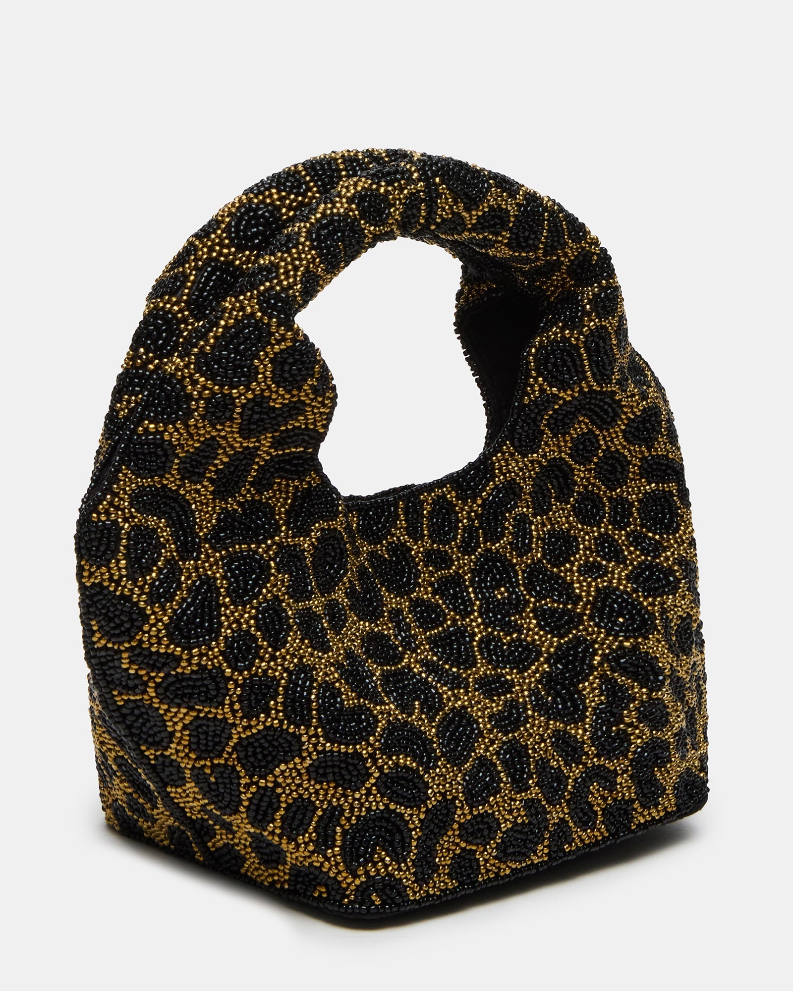 KINSLEY BEADED BAG LEOPARD