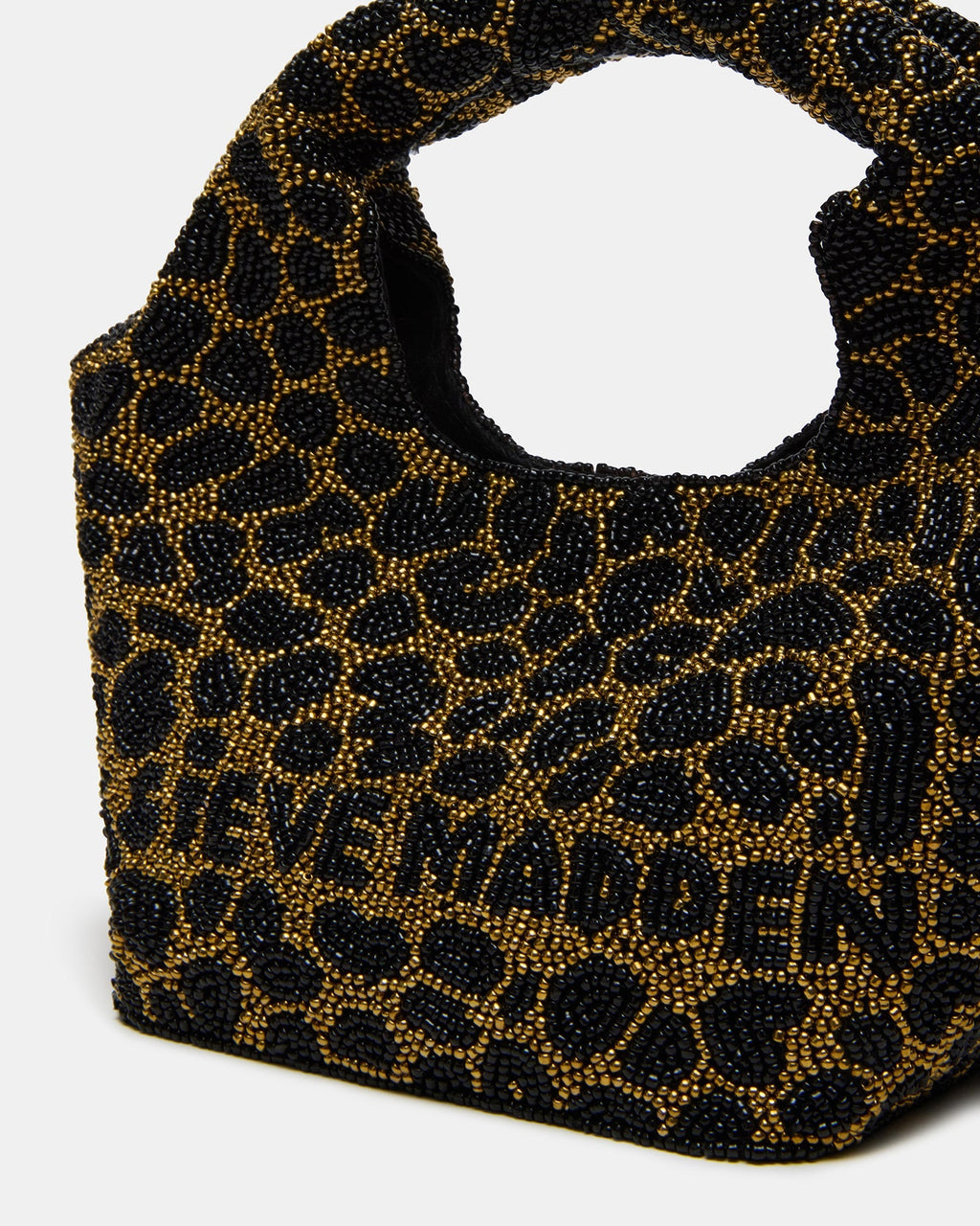KINSLEY BEADED BAG LEOPARD