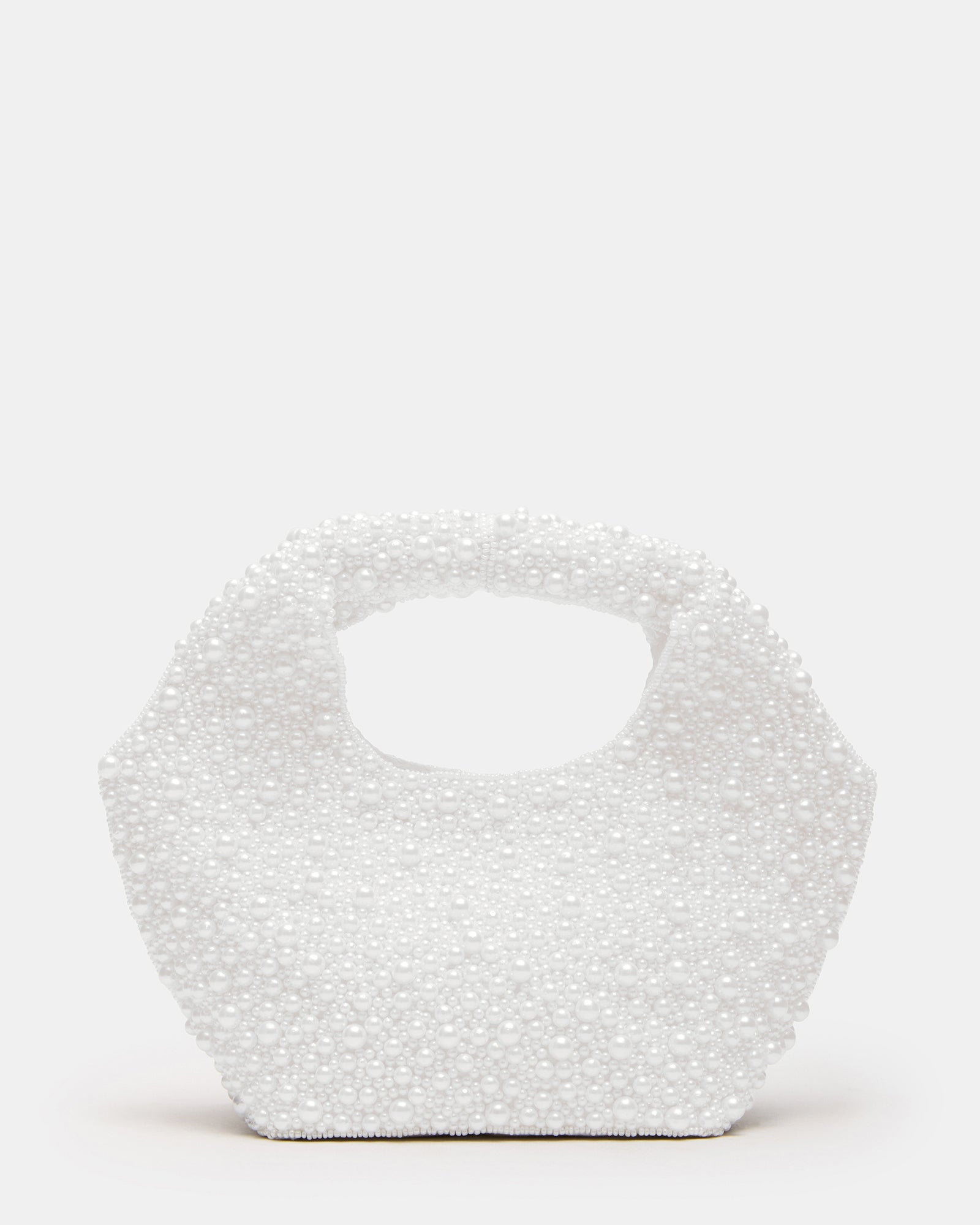 KINSLEY BEADED BAG WHITE