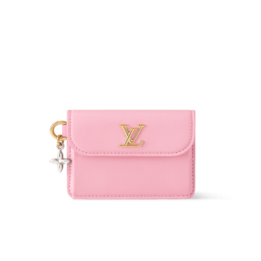 Tiny Recto Verso Card Holder LV Bloom