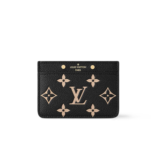 Bicolor Monogram Empreinte Leather Card Holder