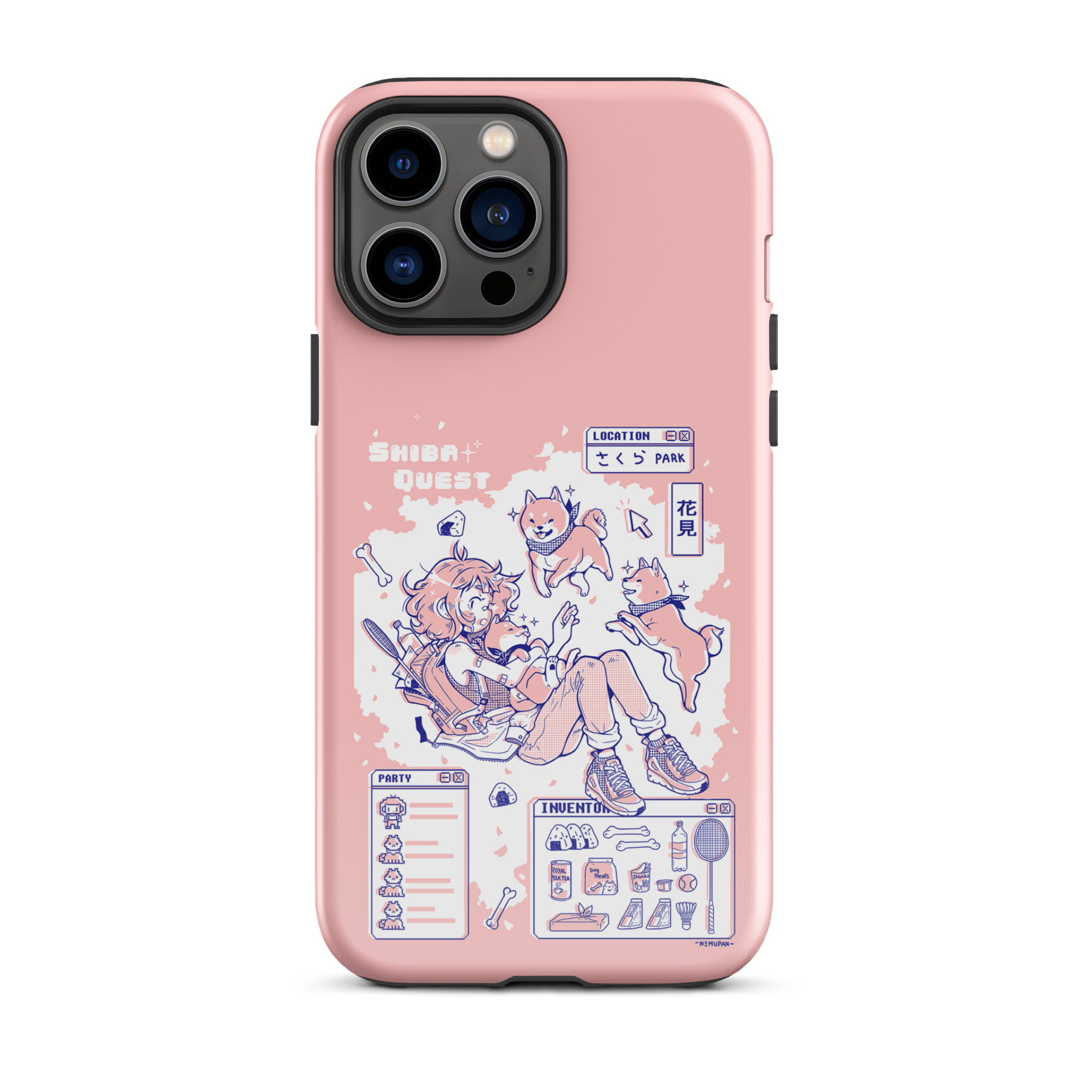 Shiba Quest iPhone Case