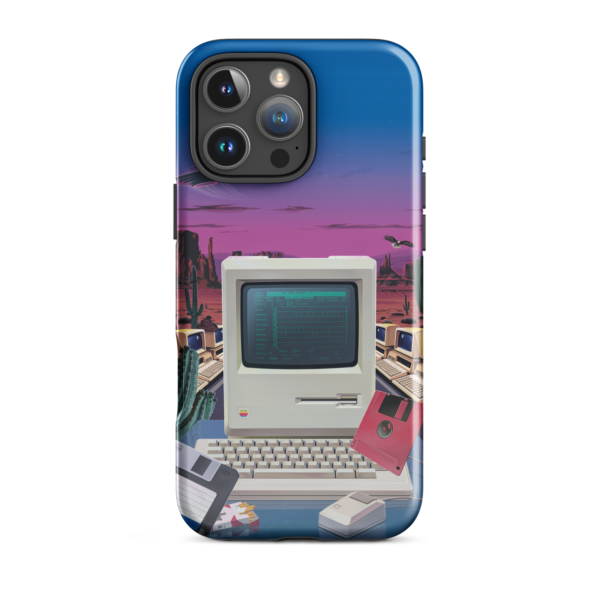 Deep Sequence iPhone Case
